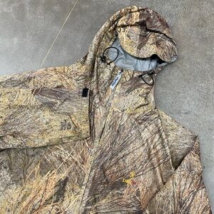 Browning Mossy Oak Camo Hooded Hunting Jacket PreVent Waterproof Mens Large